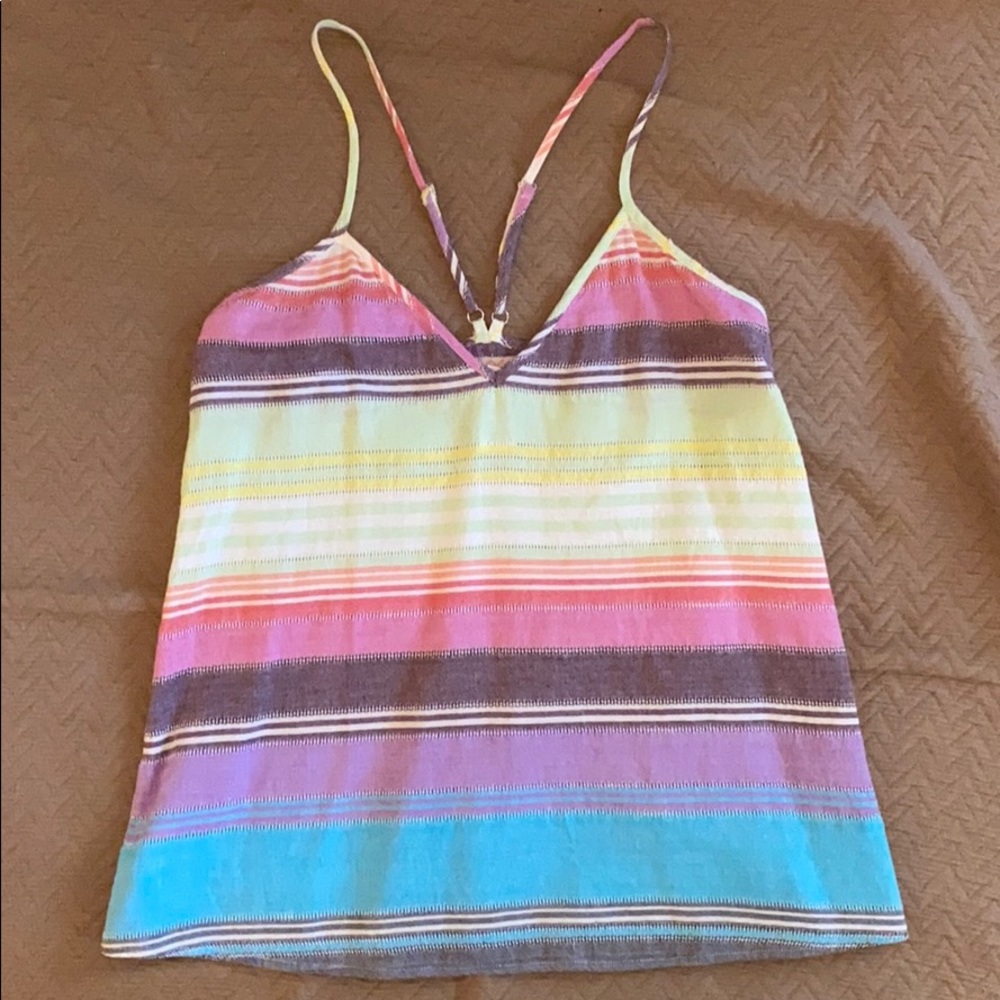 Mara Hoffman rainbow stripe tank top